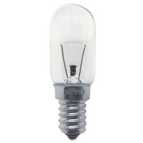 Bombilla incandescente pebetero tubular clara e14 25w 24v