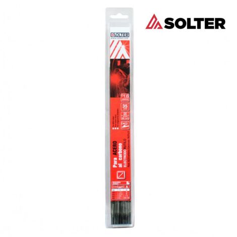 Electrodo rutilo para acero al carbono ø2,5mm (blister 30 unid.) solter (1/2)