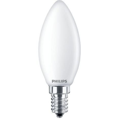 Bombilla LED PHILIPS para velas - EyeComfort - 6,5W - 806 lúmenes - 4000K - E14 - 93010