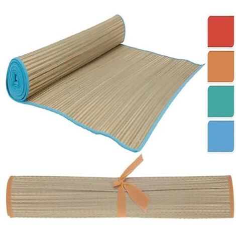 PROBEACH esterilla playa mimbre 60x180 cm surtida , Esterilla playa mimbre 60 x 180 cmColores surtidos, se envía según disponibilidadDIeal para playa o jardínTejido nat
