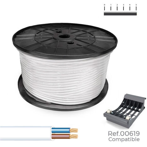 Cable Eléctrico Manguera Sediles Blanco 300 m Bobina - Marca: Sediles - EAN: 8435734703965 (1/2)