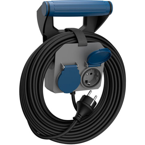 Prolongador SIMON BRICO Expert de pared 2 tomas 10m PL728241 (1/5)