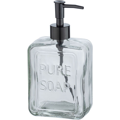 Dosificador de jabón pure soap transparente 24714100 wenko (1/3)