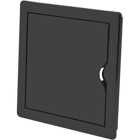 EDM – Tapa de registro empotrable cuadrada 21,5 x 21,5 cm – Color antracita – Para hormigón y espacios húmedos – Instalación sencilla (1/5)