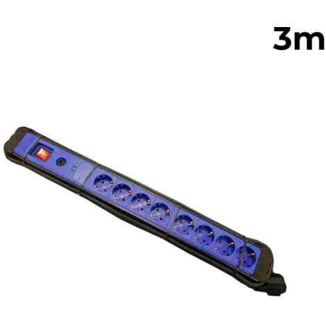 Regleta Enchufes 8 Tomas con Interruptor EDM 41820 (3 m) (1/2)