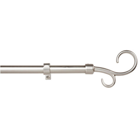 Kit barra cortina baculo extensible de 160 a 300cm plata cintacor - storplanet (1/4)