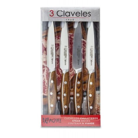 Cuchillos chuleteros wagyu 11,5 cm, 4 uds (1/3)