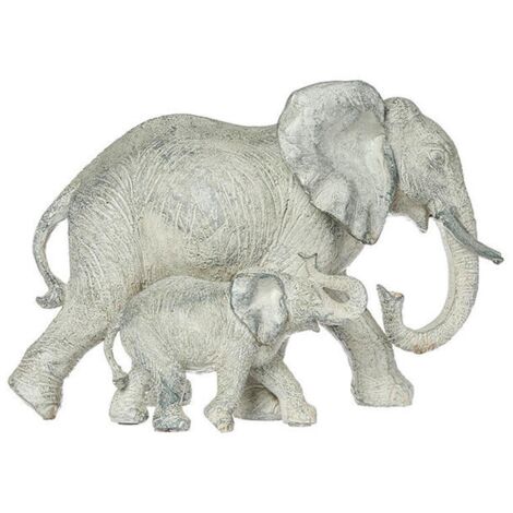 Elefante decorativo de resina colores surtidos 12x22,5x15,5cm