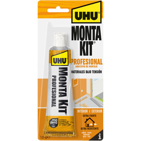 Adhesivo UHU Monta Kit Profesional - Formato Compacto 125g 6310658