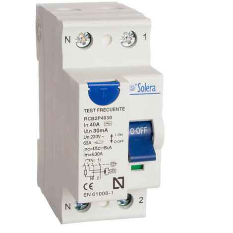 DIFERENCIAL 2 POLOS SOLERA 40A (RETRACTILADO) RCB2P4030 (1/2)