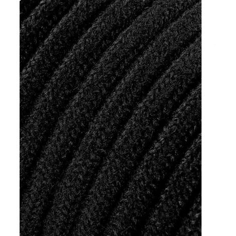Carrete cable cordón tubular h03vv-f 2 x 0,75 mm² negro, 5 m (1/4)