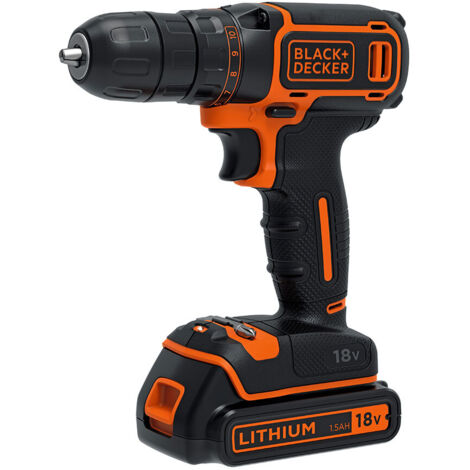 Taladro Atornillador BLACK+DECKER 18V (BDCDC18K-QW)