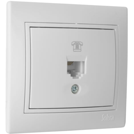Toma de telefono rj11 serie europa solera erp84u