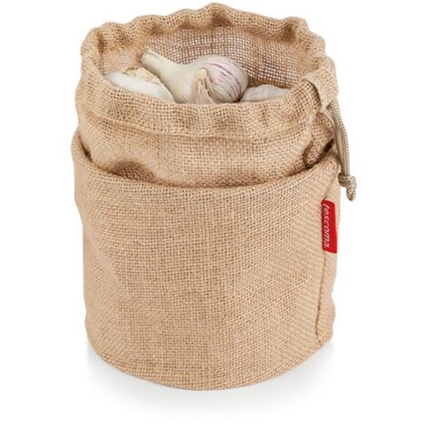 Saco De Almacenamiento Tela De Yute 2.5L Cordón Ajustable 4Food (1/2)