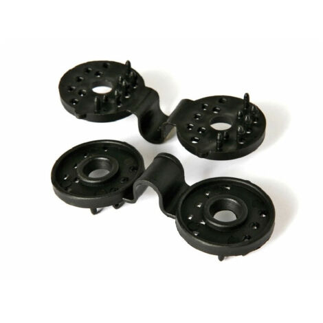 Pinza fijación cuadradas, blister 12unid. (1/3)