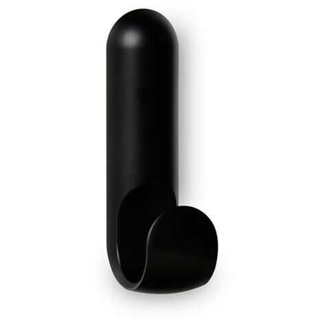 Colgador adhesivo atlas negro (1/2)