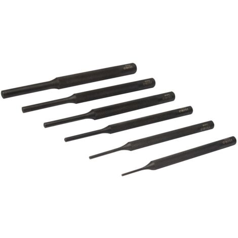 Juego de 6 botadores cilíndricos (2,3,4,5,6,8mm), largos 517-91-4 (1/2)
