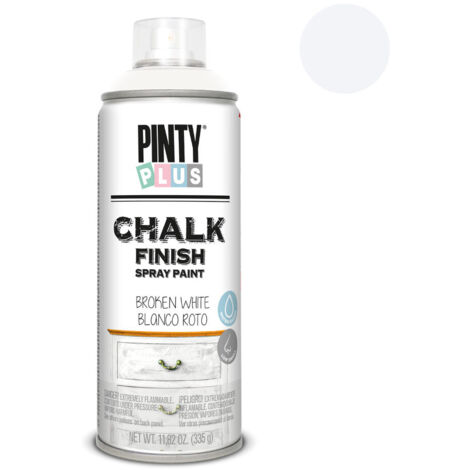 PINTURA EN SPRAY PINTYPLUS CHALK 520cc CK788 BLANCO ROTO