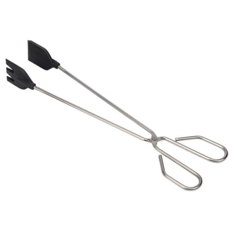 PINZAS DE COCINA CON PALA DE NYLON/INOX. 35cm (1/2)