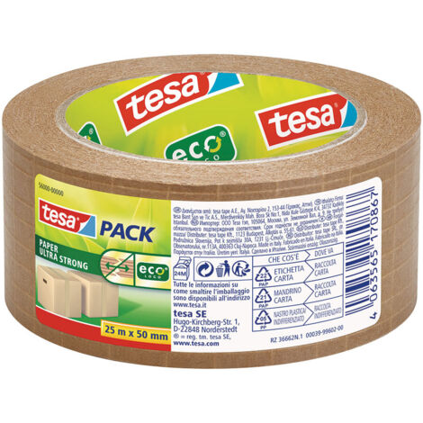 Cinta adh tesa precinto kraft 25 x 50 mm embalar eco papel (1/5)