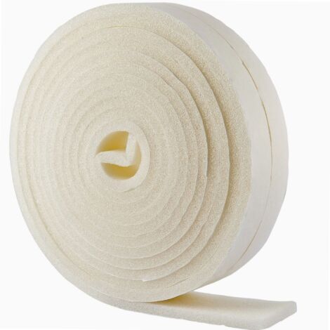 Burlete Espuma Autoadhesivo 10mX12mm Blanco Geko (1/6)