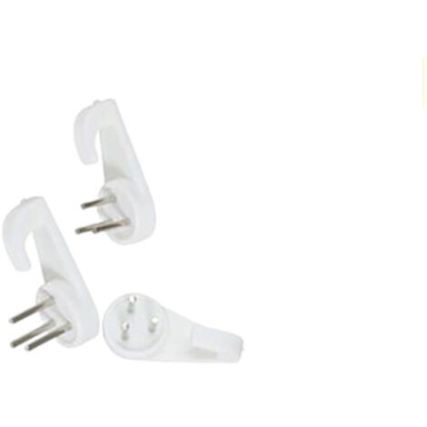 Colgador 3 puntas fast&fix (blister 4 unid.) 534844 fischer