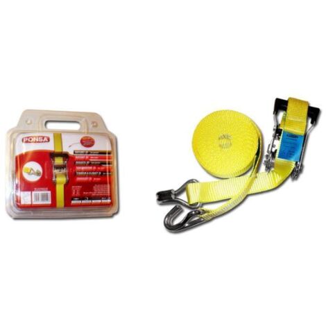 RATCHET 35mm ERGONOMICO 5,5+0,5m GANCHO CERRADO 027,046,035,108 PONSA (1/7)