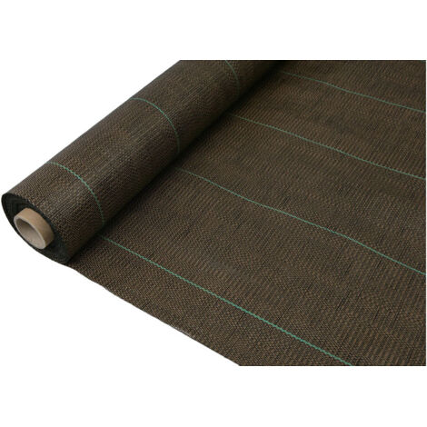 Malla antihierba 100 g/m² marrón 1 x 100 m