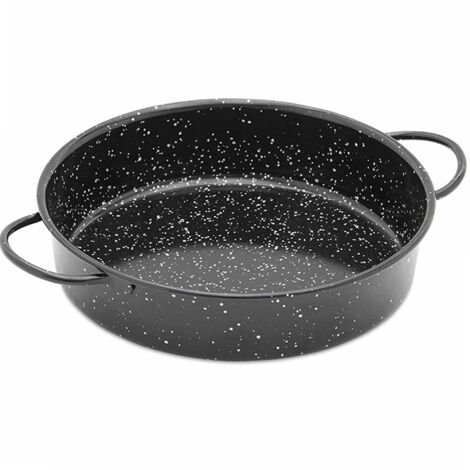 Fuente esmaltada con asas 20cm – Ideal para cocción uniforme – Apta para todo tipo de fuegos – Diseño elegante y funcional – Vaello (1/2)