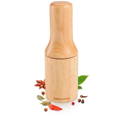 Mortero con maza de madera ø6 cm (1/4)