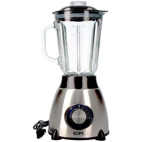 BATIDORA CON VASO DE CRISTAL 550W 1,5 l Ø18x40cm EDM (1/5)