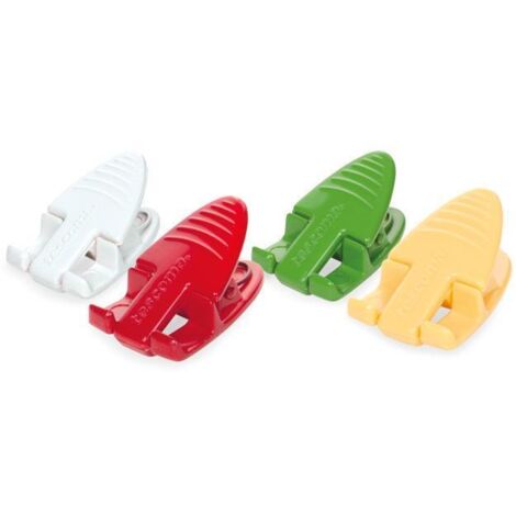 Pinza cierrabolsas presto 5,5 cm, 4 unidades, colores surtidos (1/3)