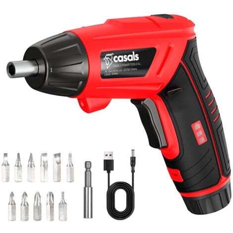 Atornillador inalámbrico CASALS - 3,6V - Con batería y cargador
