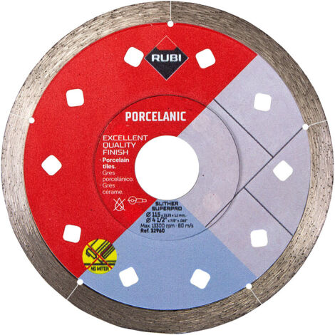 Disco diamantado ø115 x 1,1 x 22,23 mm slither superpro (1/2)