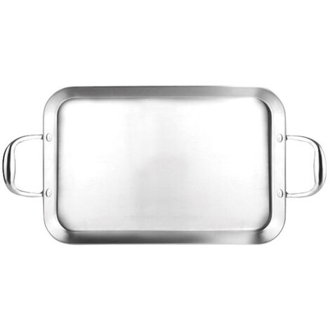 Asador triply natural (inox/alum/inox) 38 x 25 cm