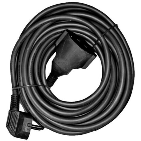 Prolongacion manguera t/tl 25m 3x1,5mm flexible negra edm (1/2)