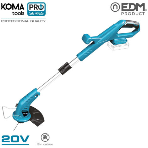 RECORTABORDES 20V (SIN BATERÍA NI CARGADOR) 28,5x155cm KOMA TOOLS PRO SERIES BATTERY (1/6)