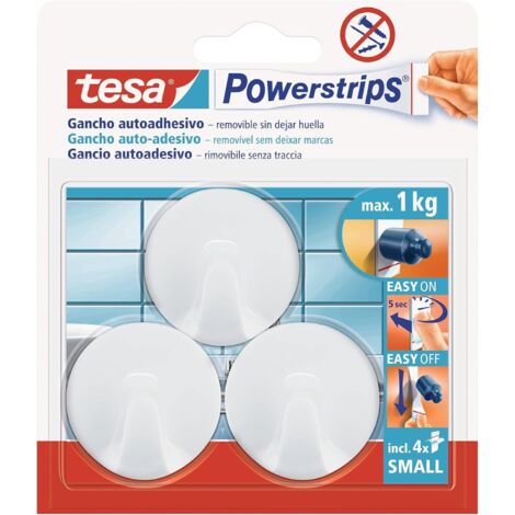 TESA POWERSTRIPS HASTA 1KG CIRCULAR BLANCO 57577