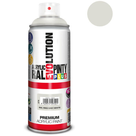 Pintura en spray pintyplus evolution 520 cc ral 9002 grey white (1/2)