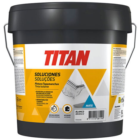 Pintura tapamanchas blanca mate, 1 l