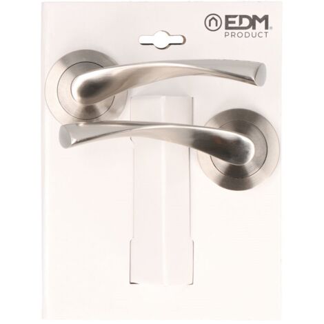 Blister juego roseta 707 niquel satinado edm
