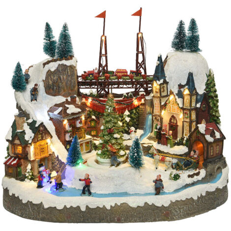 PUEBLO NAVIDEÑO 25,5x39x31,5cm 25L