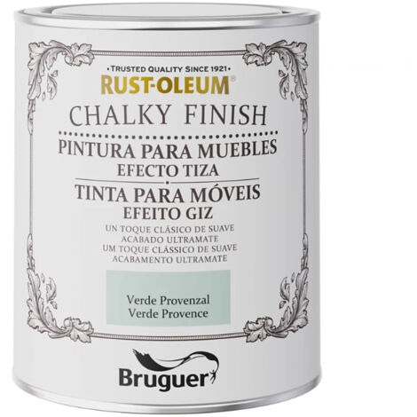 RUST-OLEUM CHALKY FINISH MUEBLES VERDE PROVENZAL 0,750l 5733888 BRUGUER