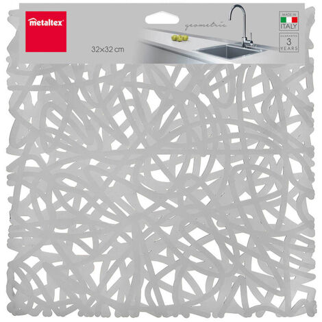 SALVAPLATOS FREGADERO GEOMETRIC 32x32cm COLORES SURTIDOS METALTEX (1/3)
