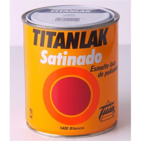 Esmalte laca poliuretano titanlak blanco satinado 4l titan 11140004
