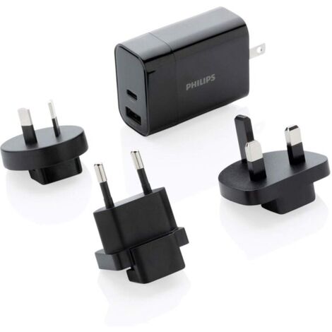 Cargador de viaje ultra rapido con accesorios philips (1/3)