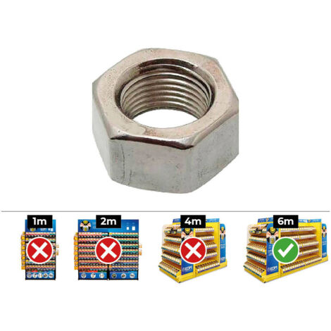 Caja 100 unid. tuerca hexagonal din/ref 934 ø12mm zincado celo (1/2)
