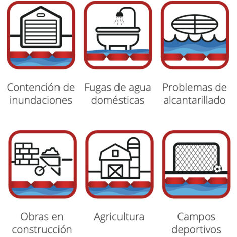Saco anti-inundaciones hydrosnake