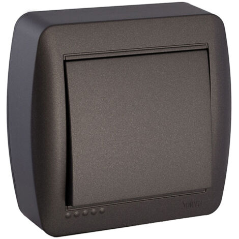 Interruptor bipolar 10ax 250v. de superficie. serie mural (1/2)