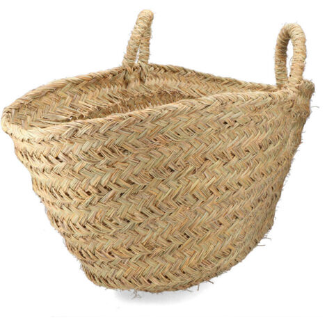 Cesta para leñero de esparto 60x35x45cm oval (1/5)